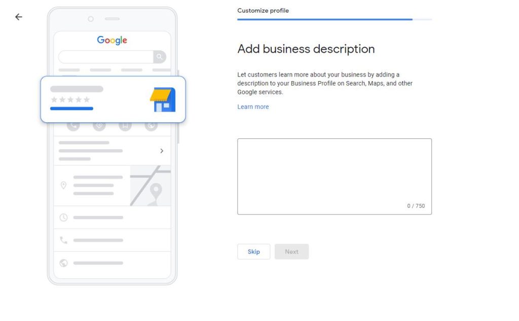 How to create a google business profile