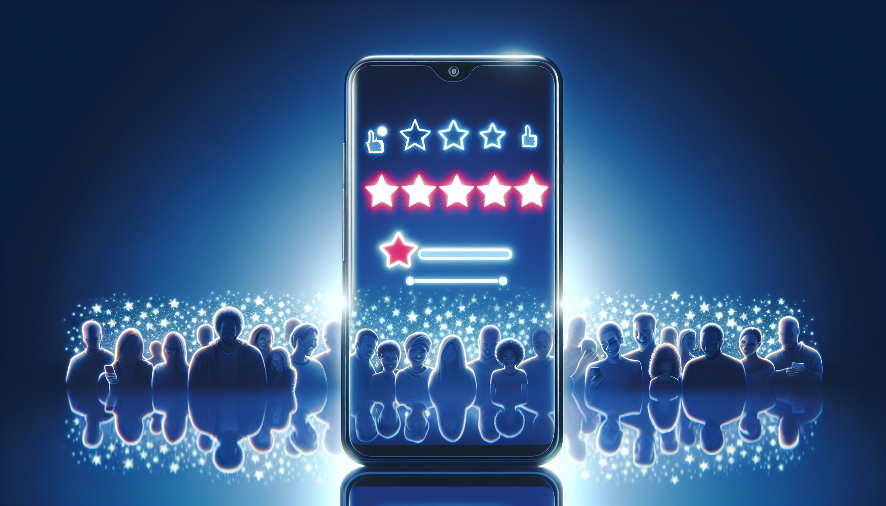 Google Reviews on a smartphone screen